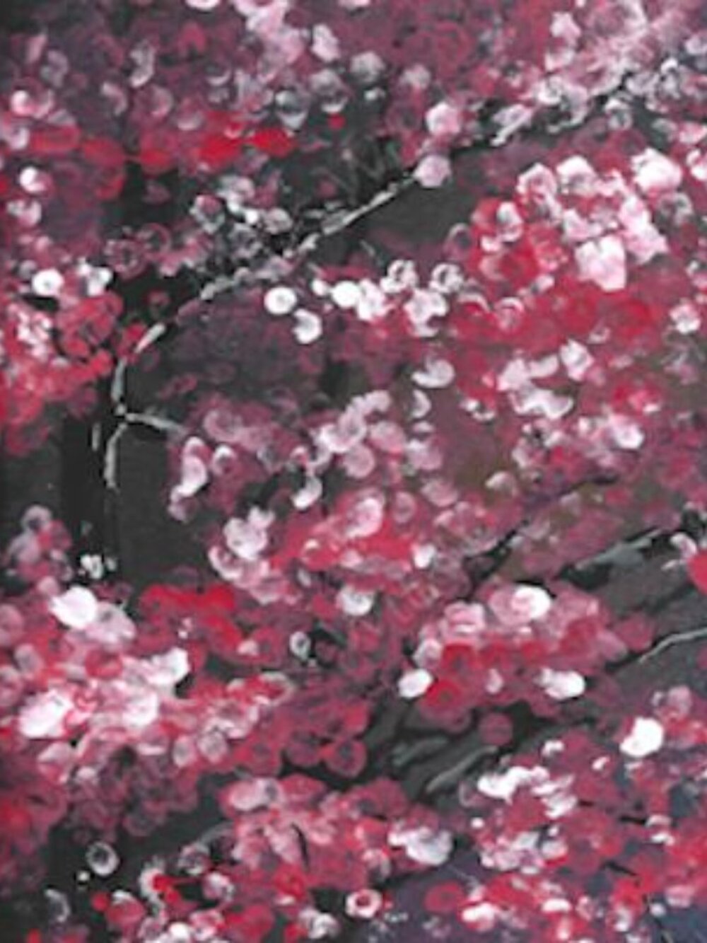 8x10 Fine Art Print, Witch Ghost Under Cherry Blossom Trees Haunted Painting, Sp - Picture 4 of 8